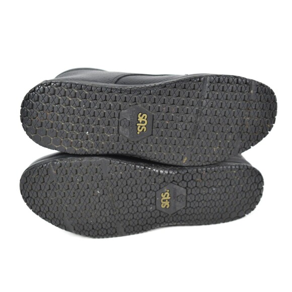 SAS Women's Black Alpine Non Slip Leather Ankle Boots Tripad Comfort Size 8.5 - Picture 7 of 8